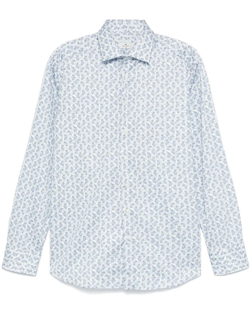 Etro Hemd mit Paisleymuster - Weiß Weiß