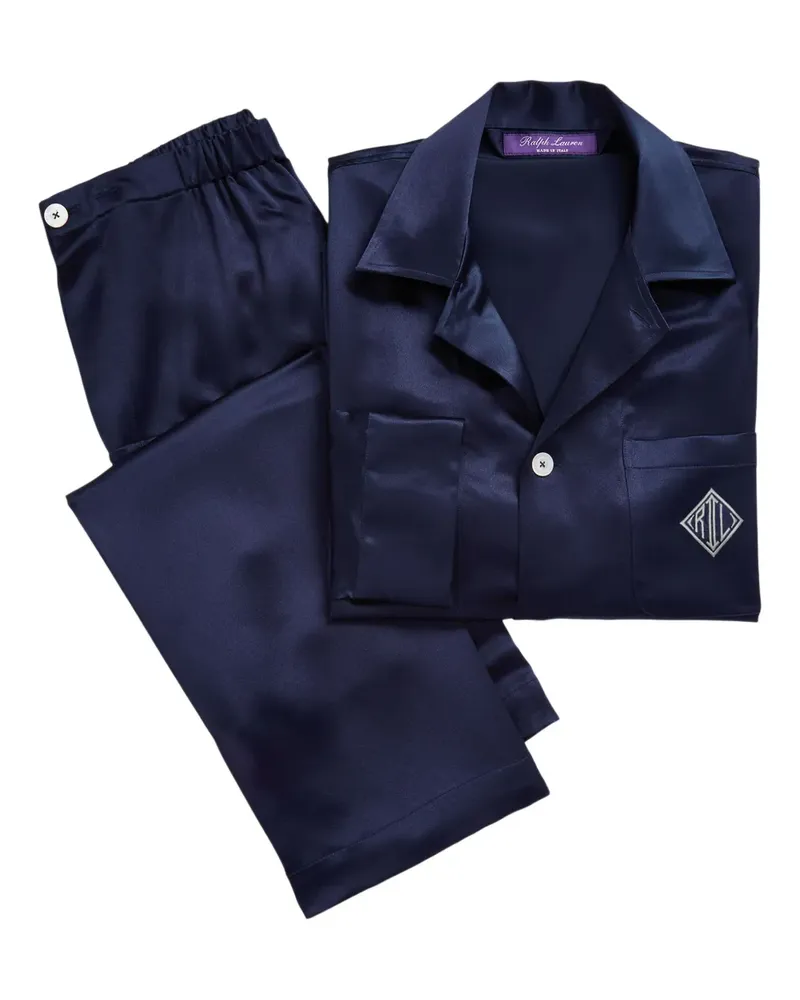 Ralph Lauren Pyjama mit Monogramm - Blau Blau