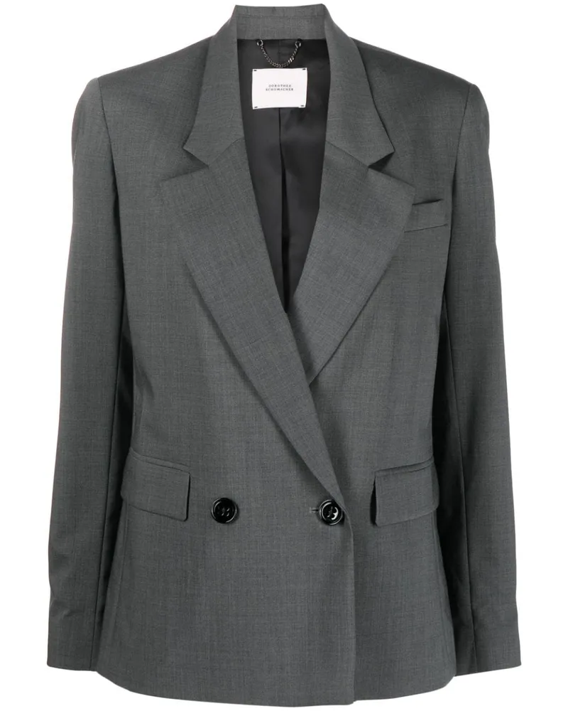 Dorothee Schumacher Doppelreihiger Blazer - Grau Grau