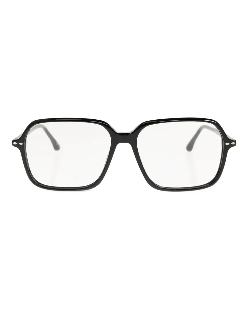 Isabel Marant geometric-frame glasses - Schwarz Schwarz