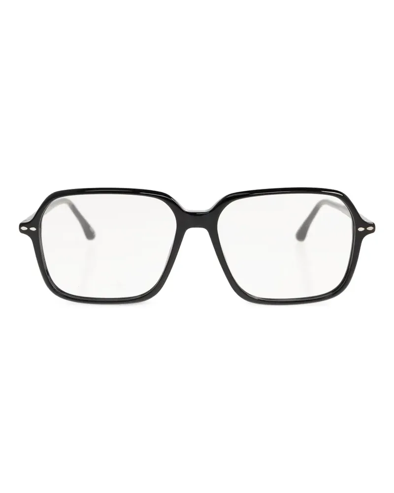 Isabel Marant geometric-frame glasses - Schwarz Schwarz