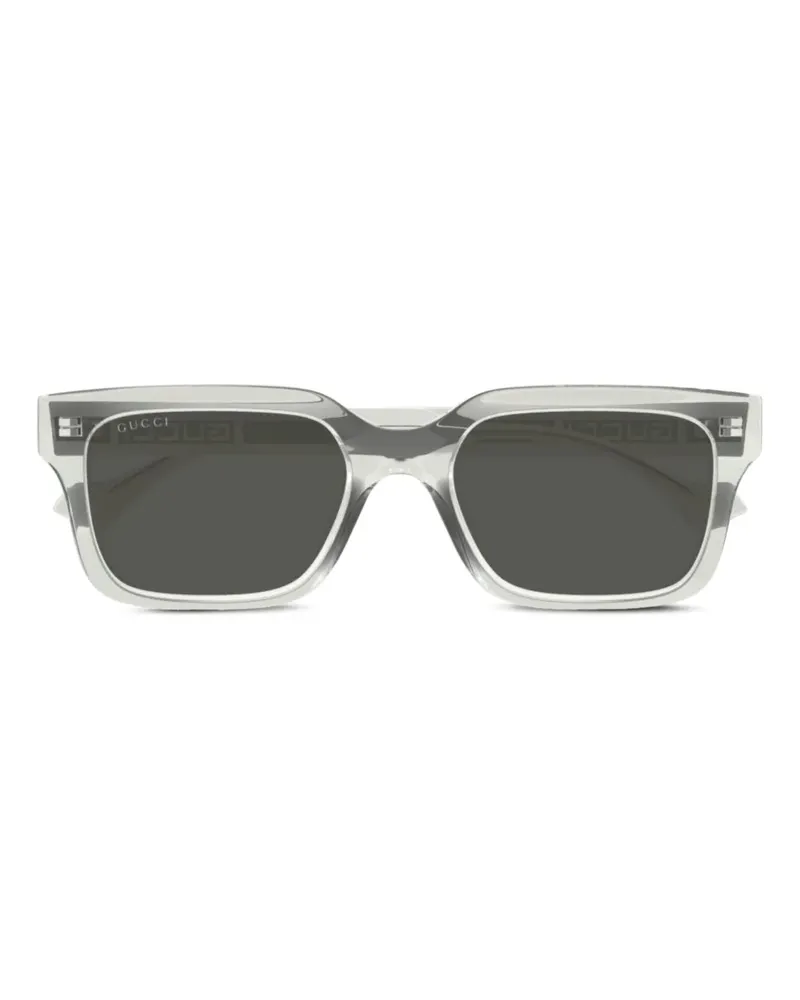 Gucci Eckige Sonnenbrille - Grau Grau
