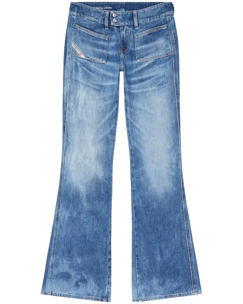 Diesel D-Hush Schlagjeans - Blau Blau