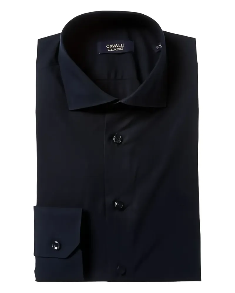Roberto Cavalli Klassisches Hemd - Schwarz Schwarz