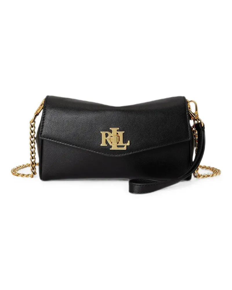 Ralph Lauren Clutch mit Logo-Schild - Schwarz Schwarz