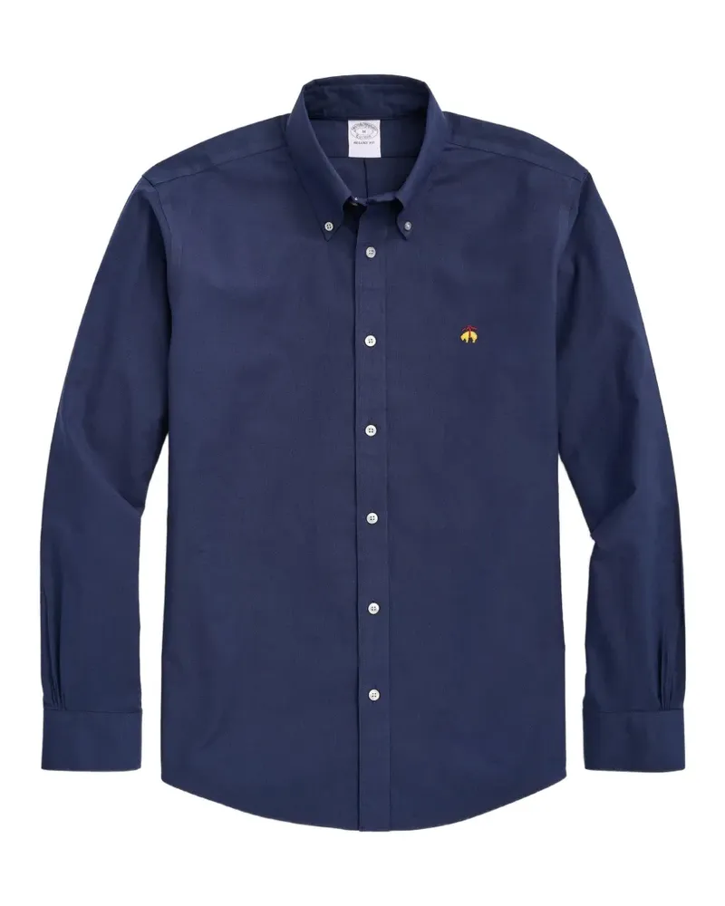 Brooks Brothers Hemd mit Stickerei - Blau Blau