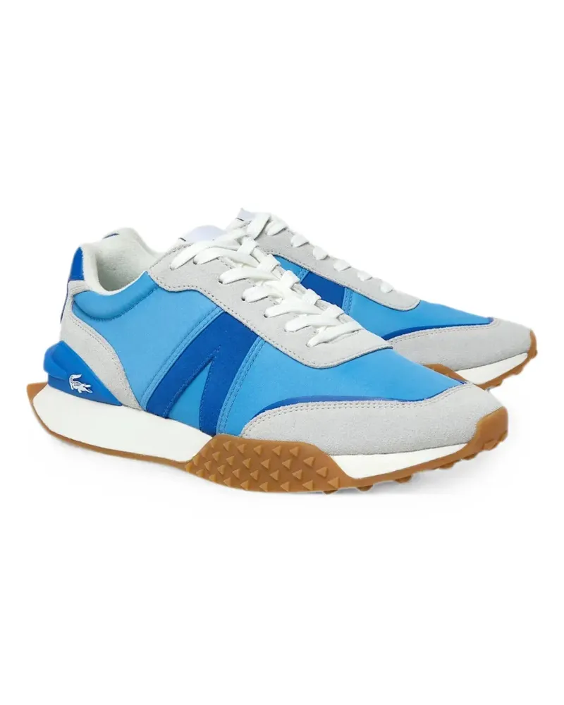 Lacoste L-Spin Deluxe panelled lace-up leather sneakers - Blau Blau