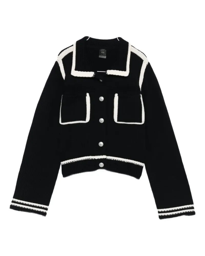 Pinko Gerippter Cardigan - Blau Blau
