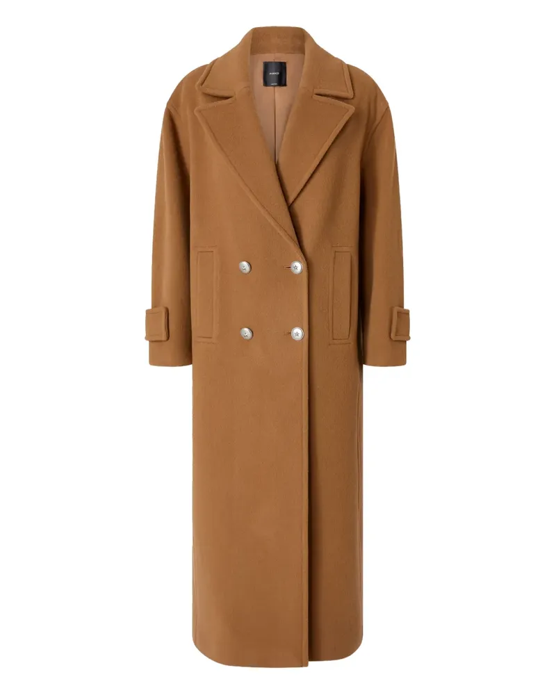 Pinko Camembert double-breasted coat - Braun Braun