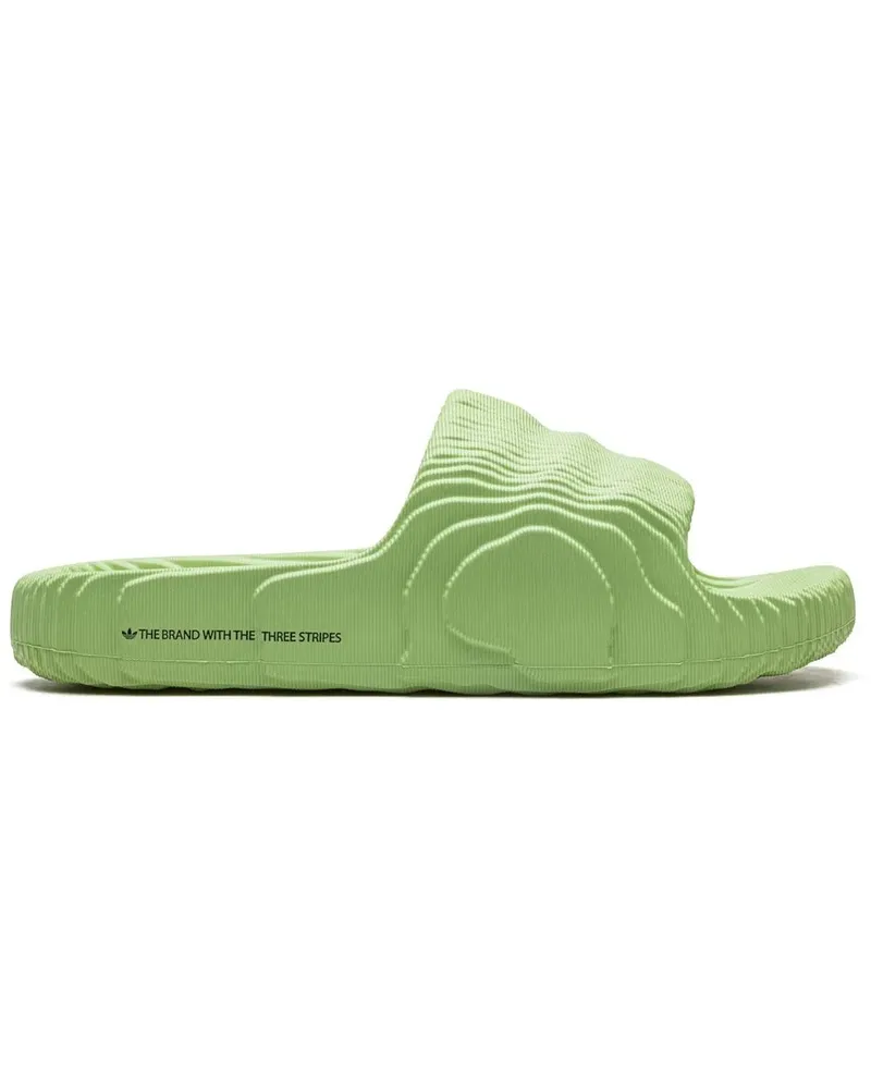 adidas Adilette 22 Pantoletten - Grün Grün