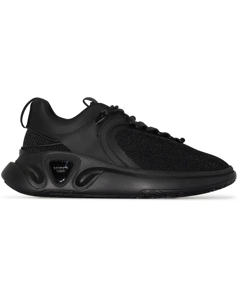 Balmain B-Runner Sneakers mit Mesh-Einsatz - Schwarz Schwarz