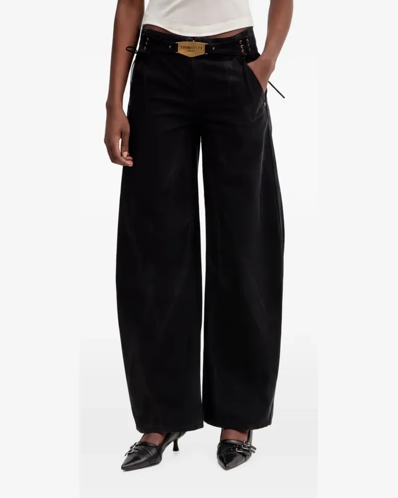 Miss Sixty Jeans mit weitem Bein - Schwarz Schwarz