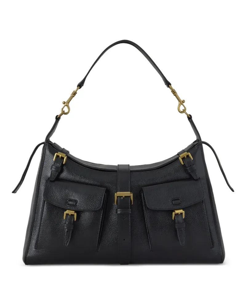 Mulberry Mini Roxanne Schultertasche mit Schnallendetail - Schwarz Schwarz