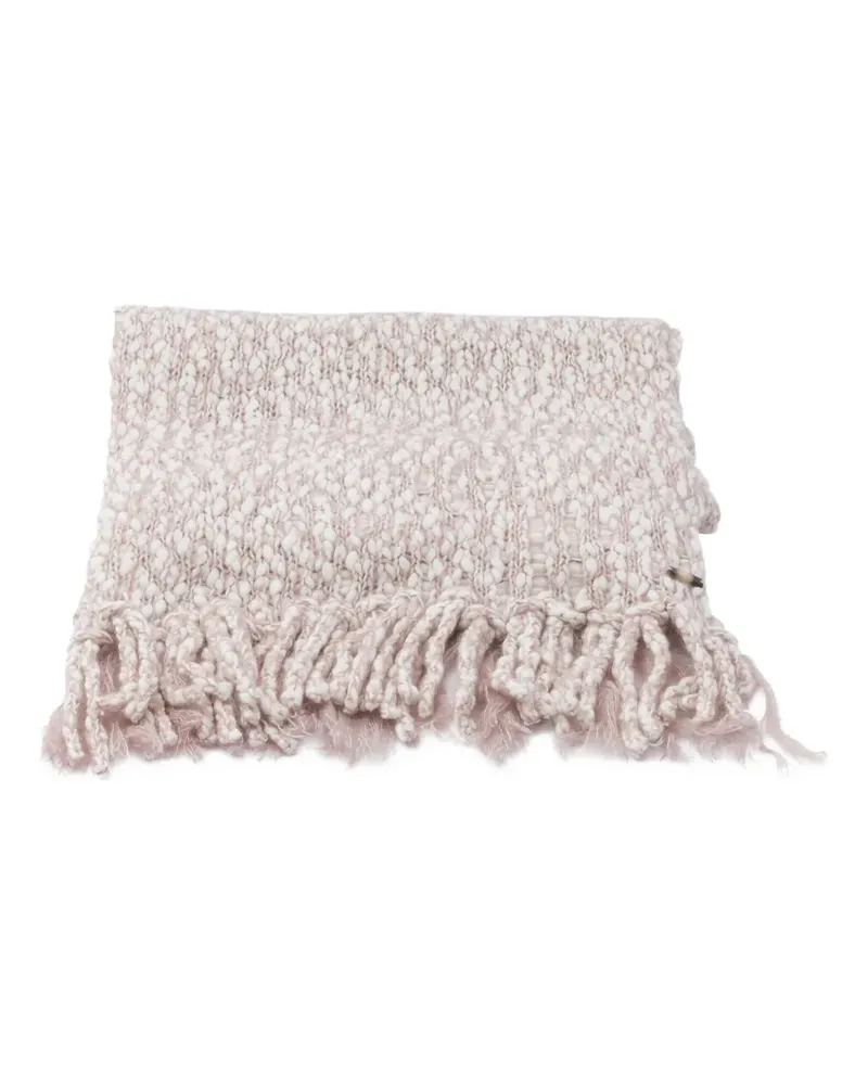 Fedeli Bubbly Schal mit Fransen - Nude Nude