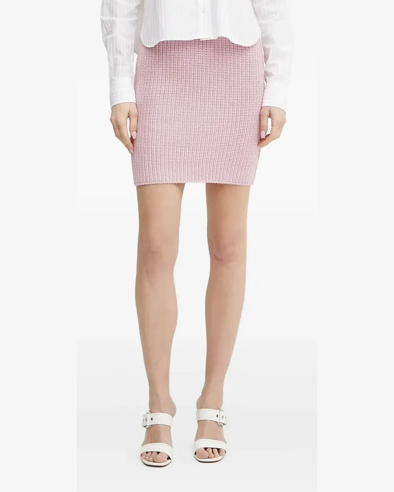 Luisa Spagnoli Gerippter Strickrock - Rosa Rosa