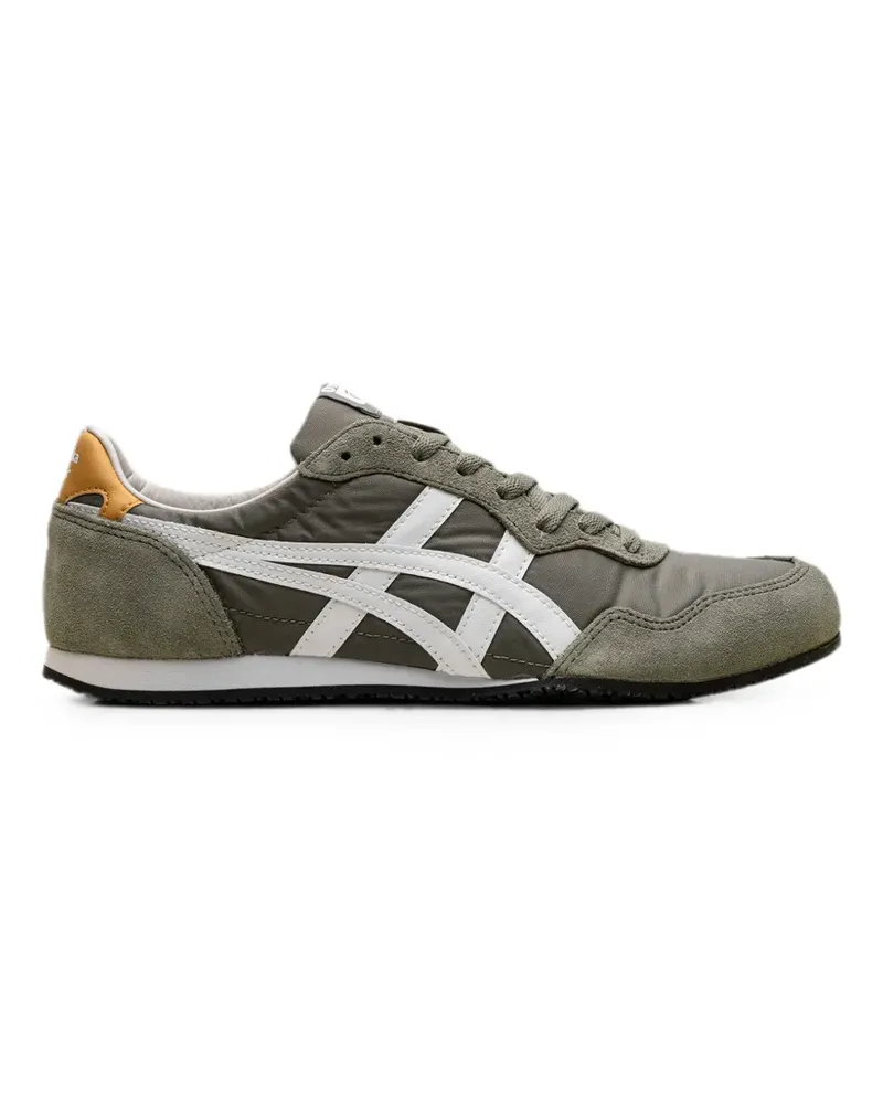 Onitsuka Tiger Serrano suede-panel sneakers - Grün Grün