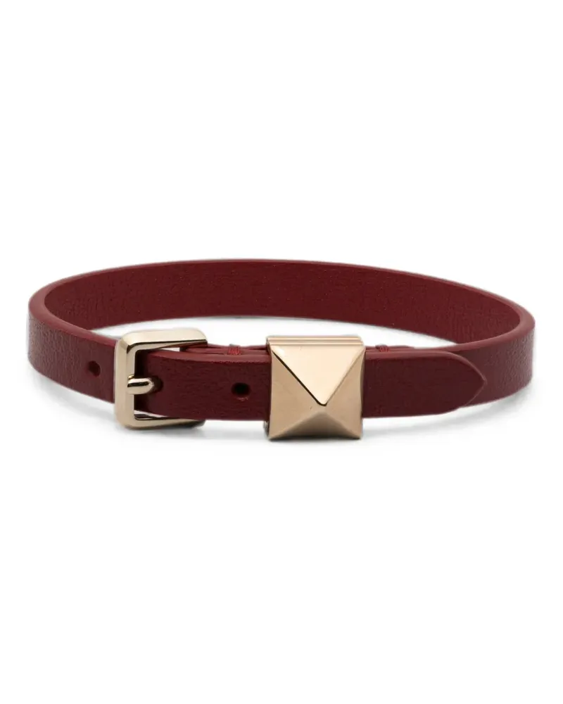 Valentino Garavani VLogo Signature Lederarmband - Rot Rot