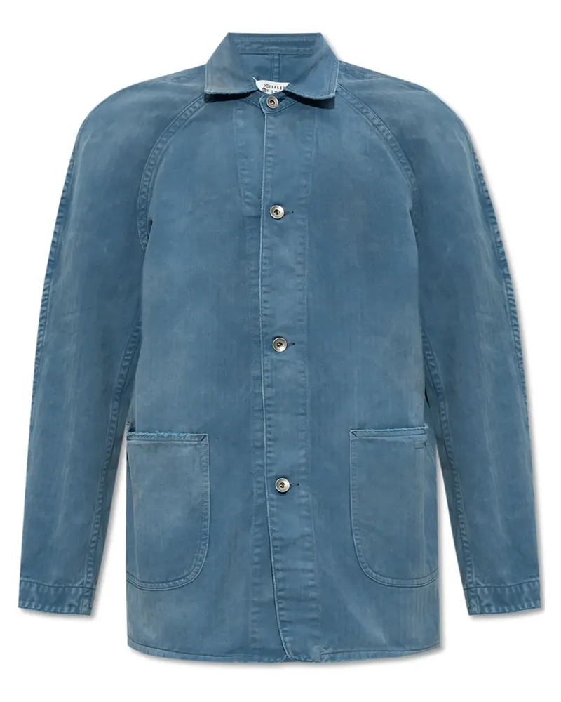 Maison Margiela Klassische Hemdjacke - Blau Blau