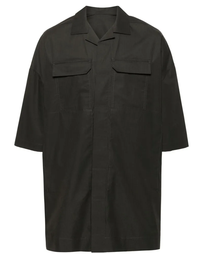 Rick Owens Magnum Tommy Hemd - Grau Grau