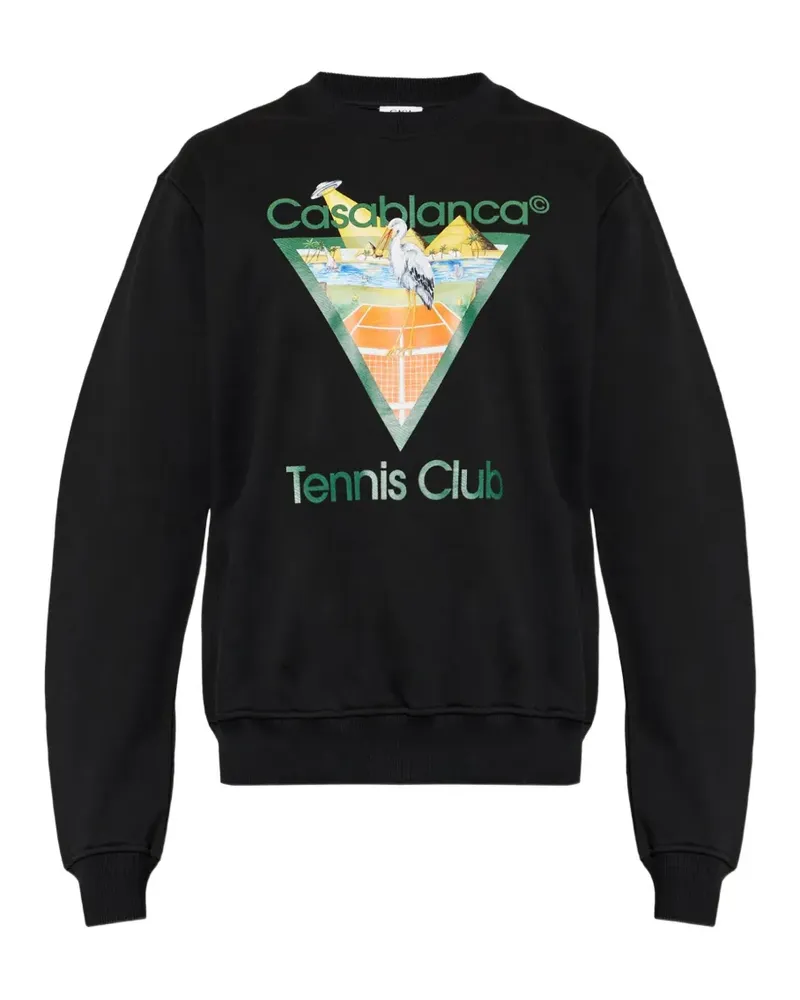 Casablanca Paris graphic-print sweatshirt - Schwarz Schwarz