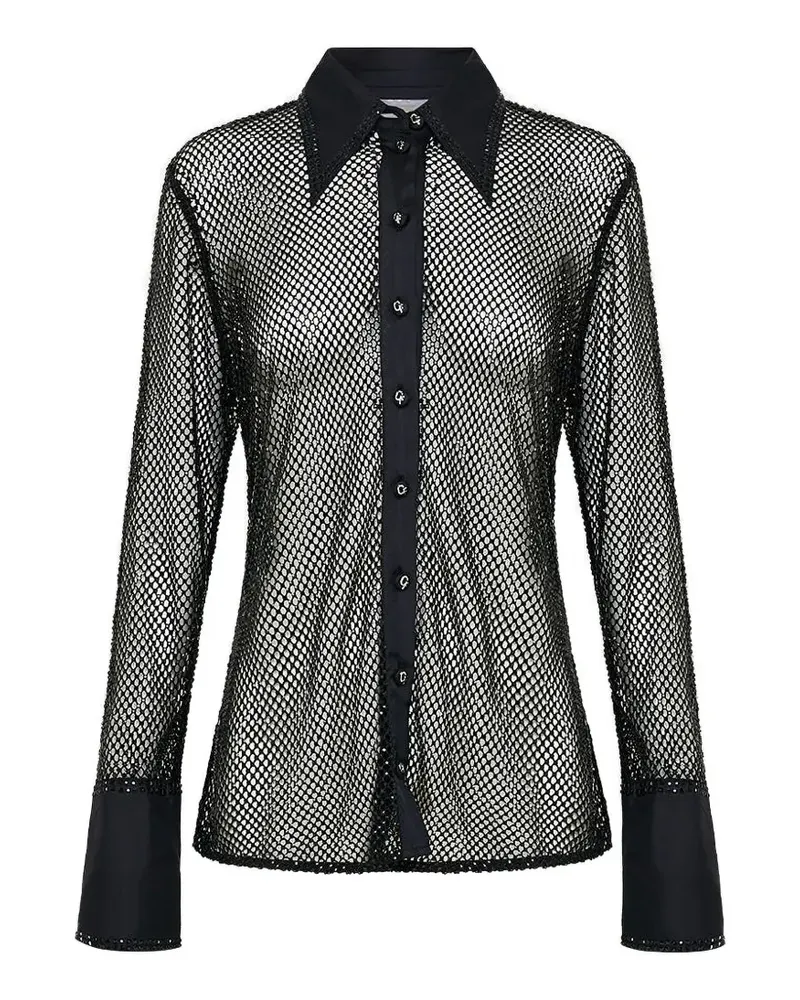 Camilla Mark of Medusa Hemd - Schwarz Schwarz