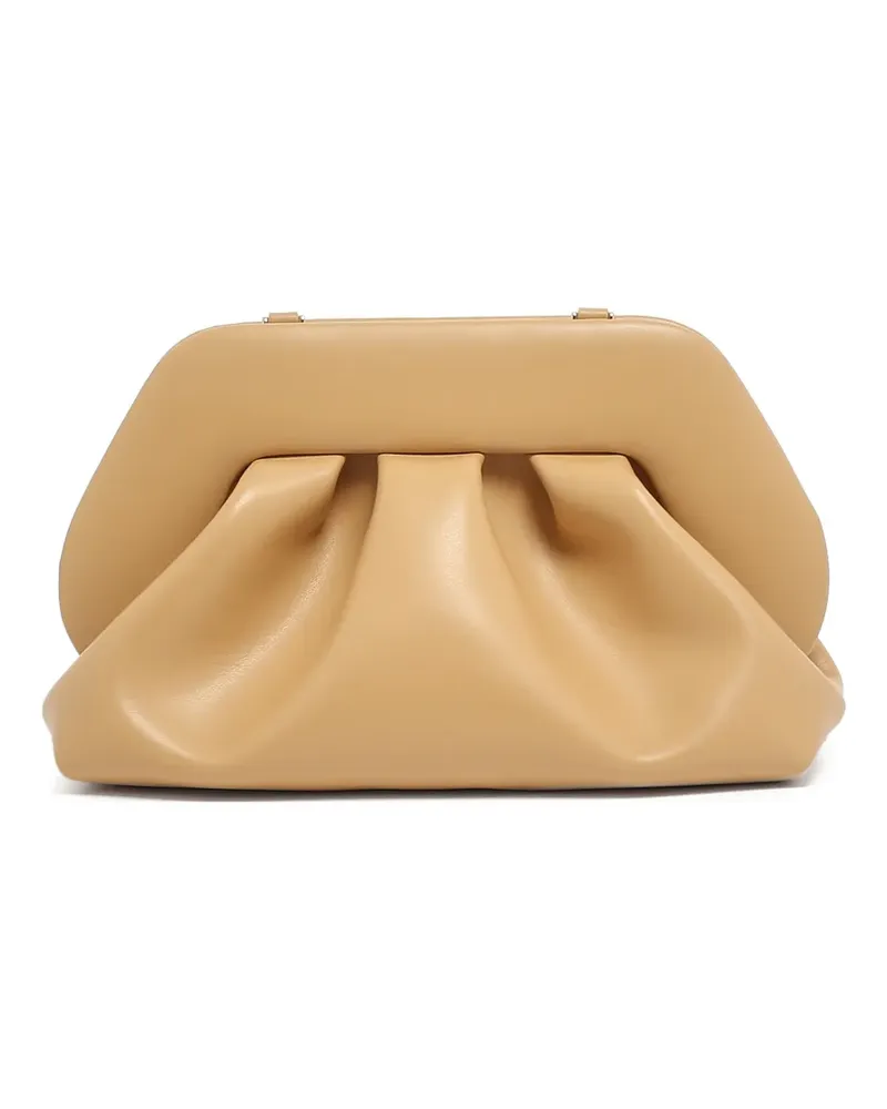 THEMOIRÈ Tia gathered clutch bag - Nude Nude