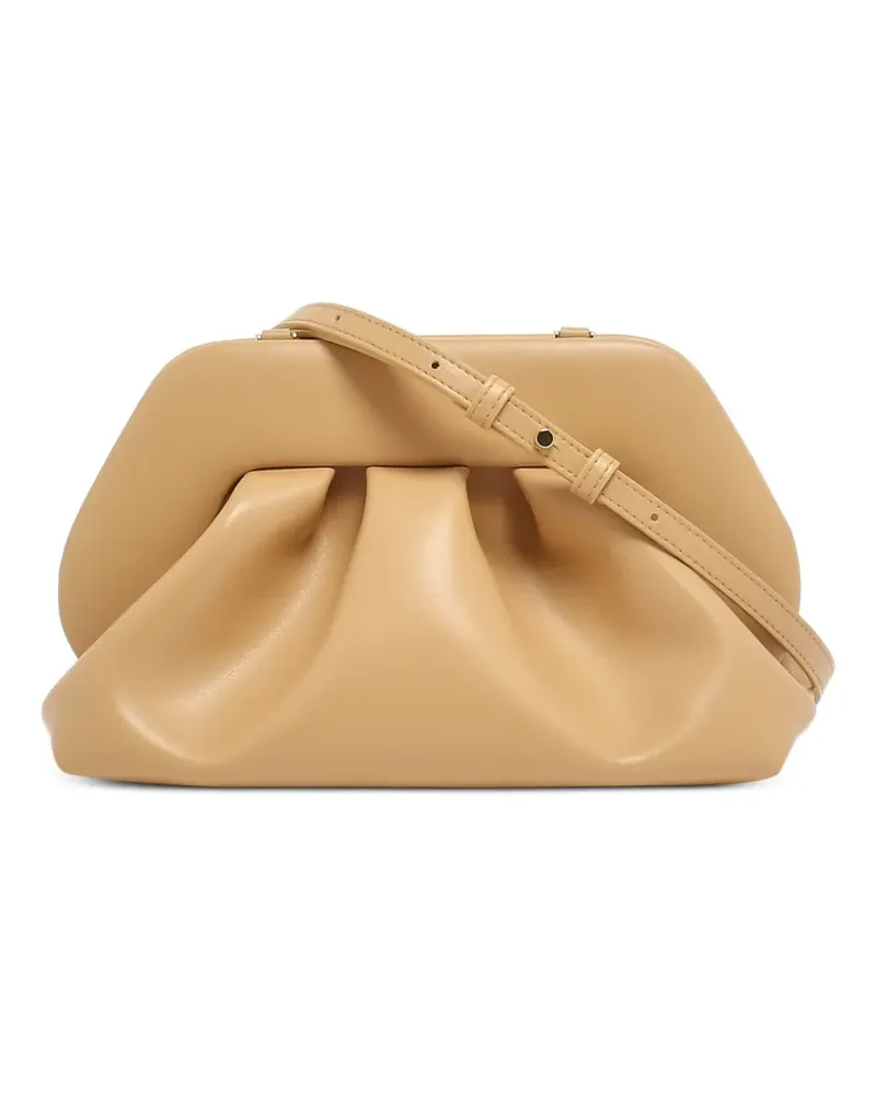 THEMOIRÈ Tia gathered clutch bag - Nude Nude
