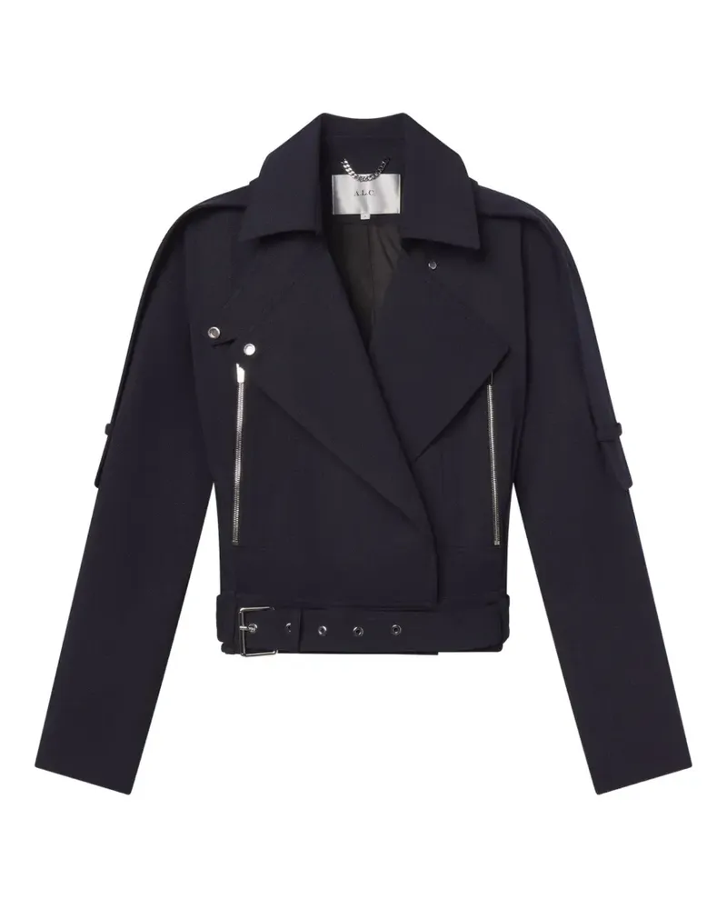 A.L.C. Marvin belted zip jacket - Blau Blau