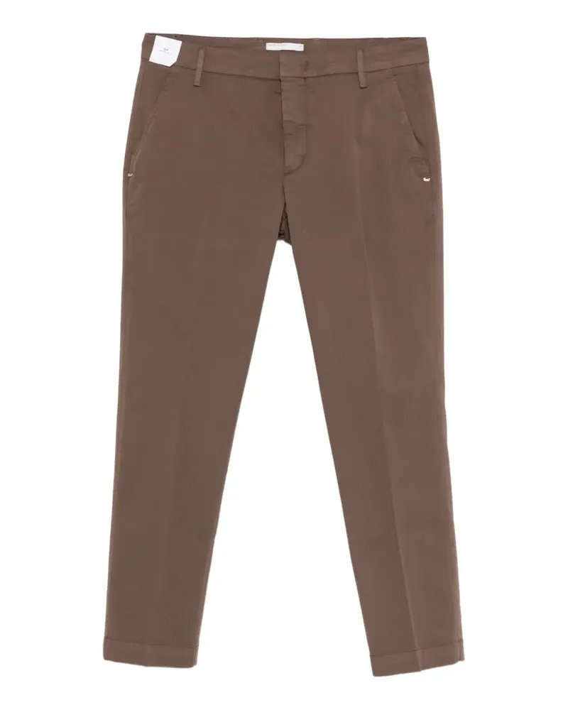 Entre Amis pressed-crease tailored trousers - Braun Braun