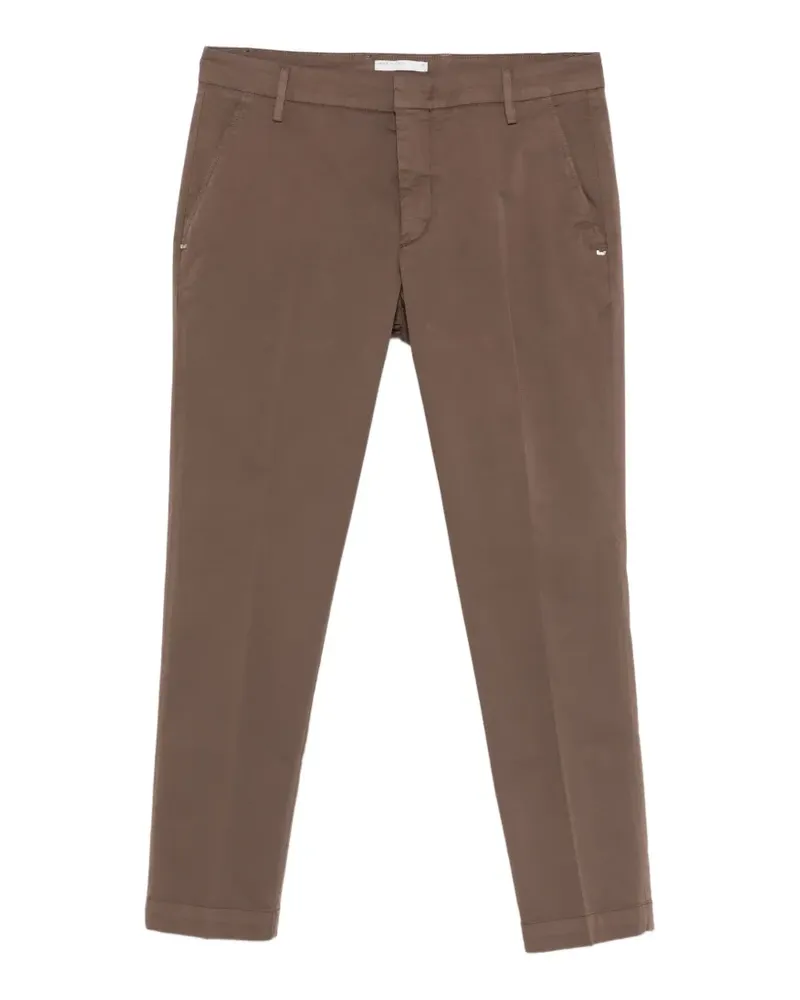 Entre Amis pressed-crease tailored trousers - Braun Braun