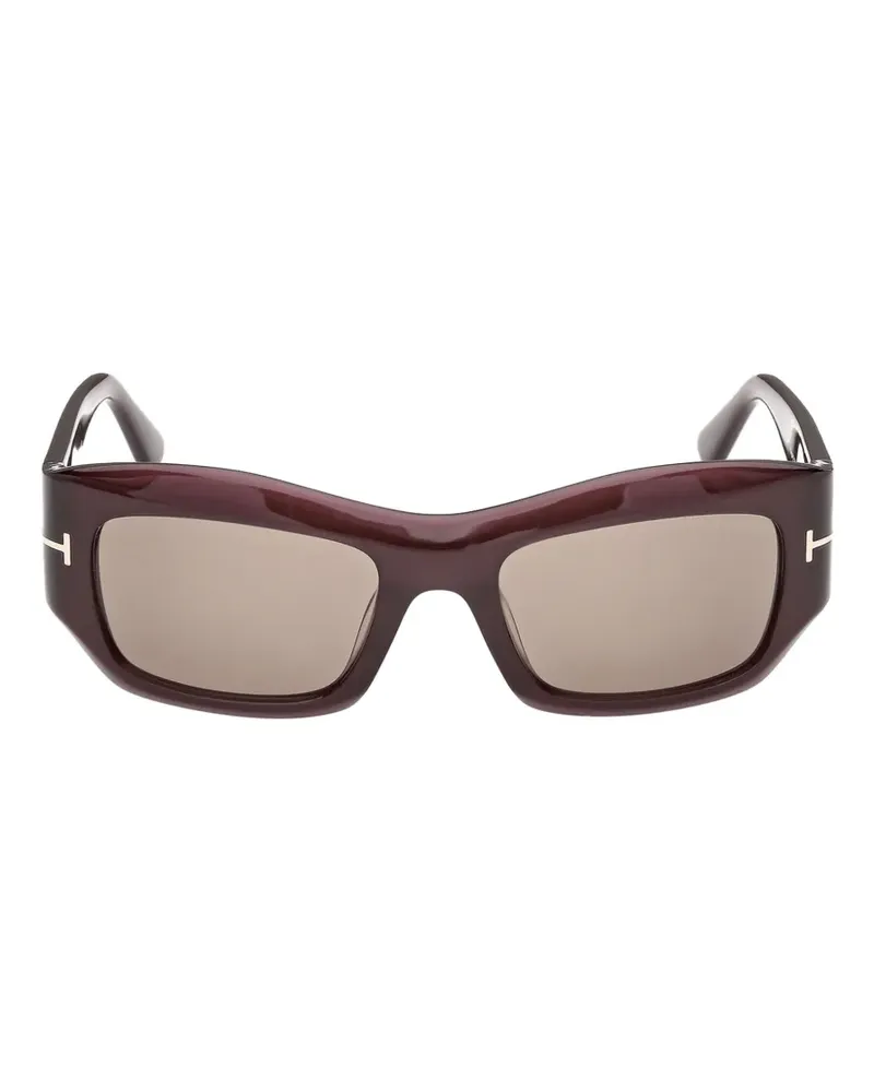 Tom Ford Sonnenbrille mit eckigem Gestell - Violett Violett