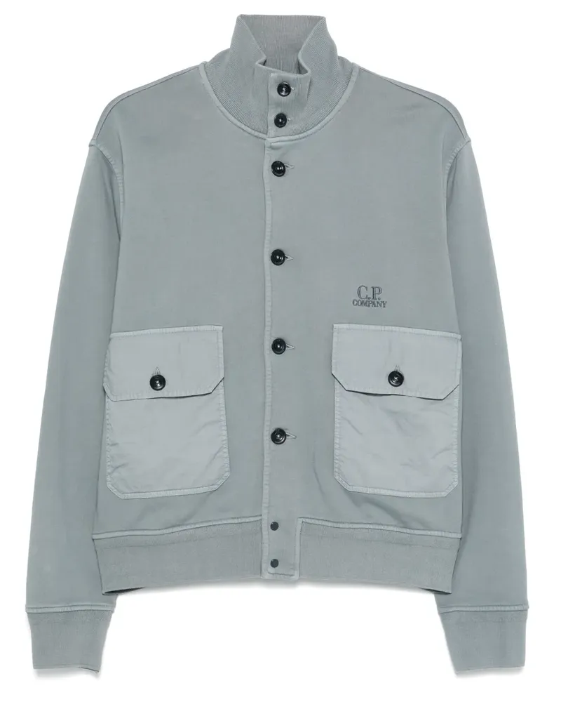 C.P. Company Jacke mit Logo-Stickerei - Blau Blau