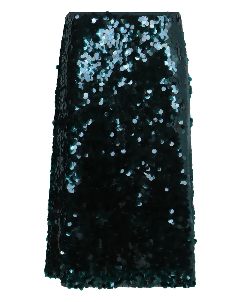 Vince Bias sequin-embellished midi skirt - Grün Grün