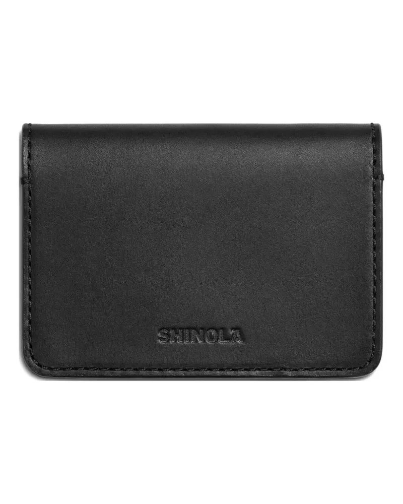 SHINOLA Kartenetui aus Leder - Schwarz Schwarz