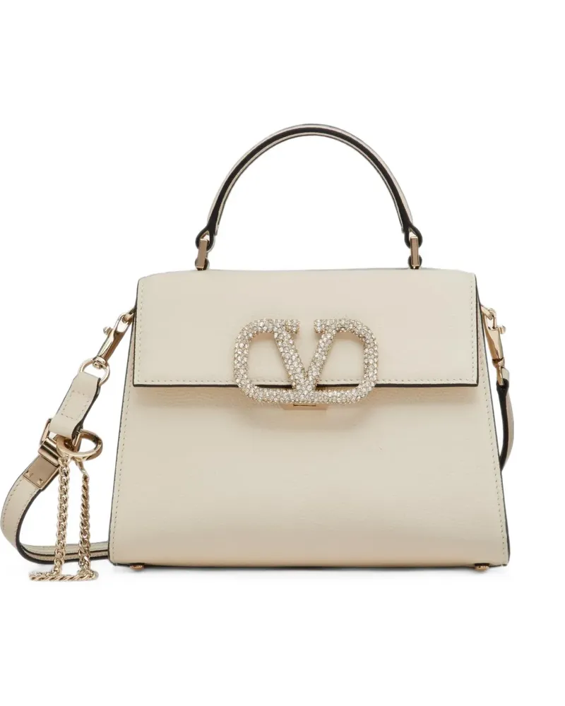 Valentino Garavani Kleine Vsling Handtasche mit Juwelenstickerei - Nude Nude