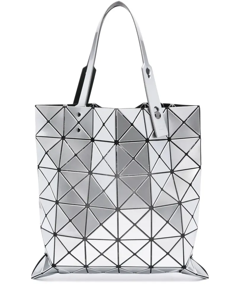 Issey Miyake Shopper in Glanzoptik - Silber Silber