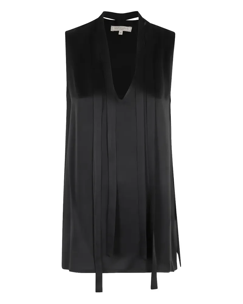 Antonelli Firenze ribbon-detailing blouse - Schwarz Schwarz