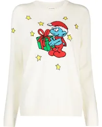 Chinti & Parker Christmas Smurf Pullover Nude