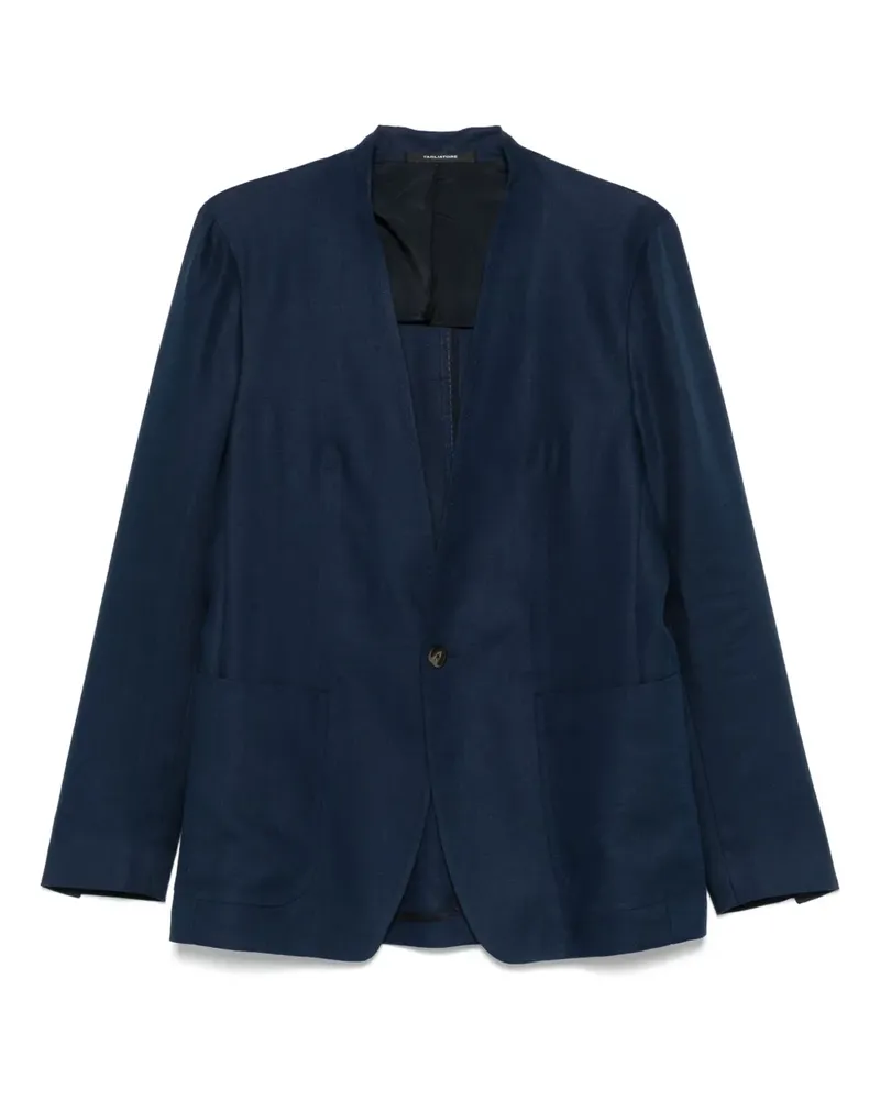 Tagliatore Sakko aus Leinen - Blau Blau