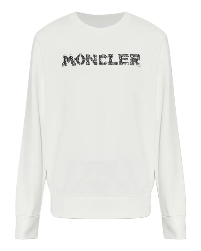 Moncler logo-print sweatshirt - Weiß Weiß