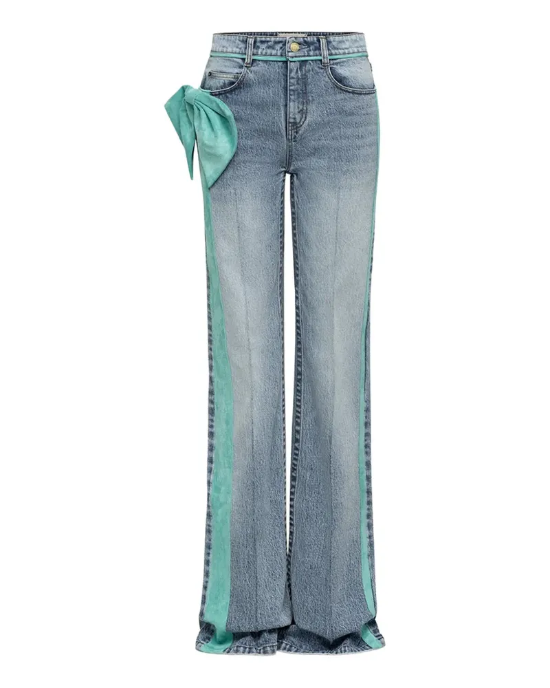 Hellessy bow-embellishment jeans - Blau Blau