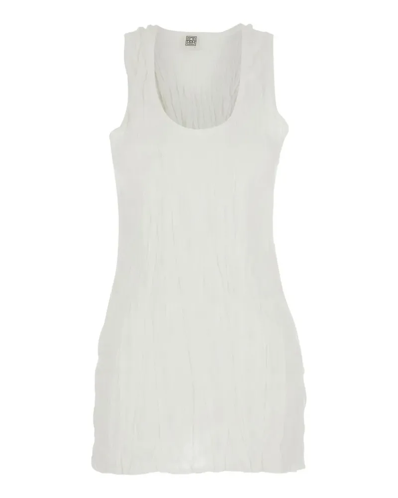Totême crinkled tank top - Weiß Weiß