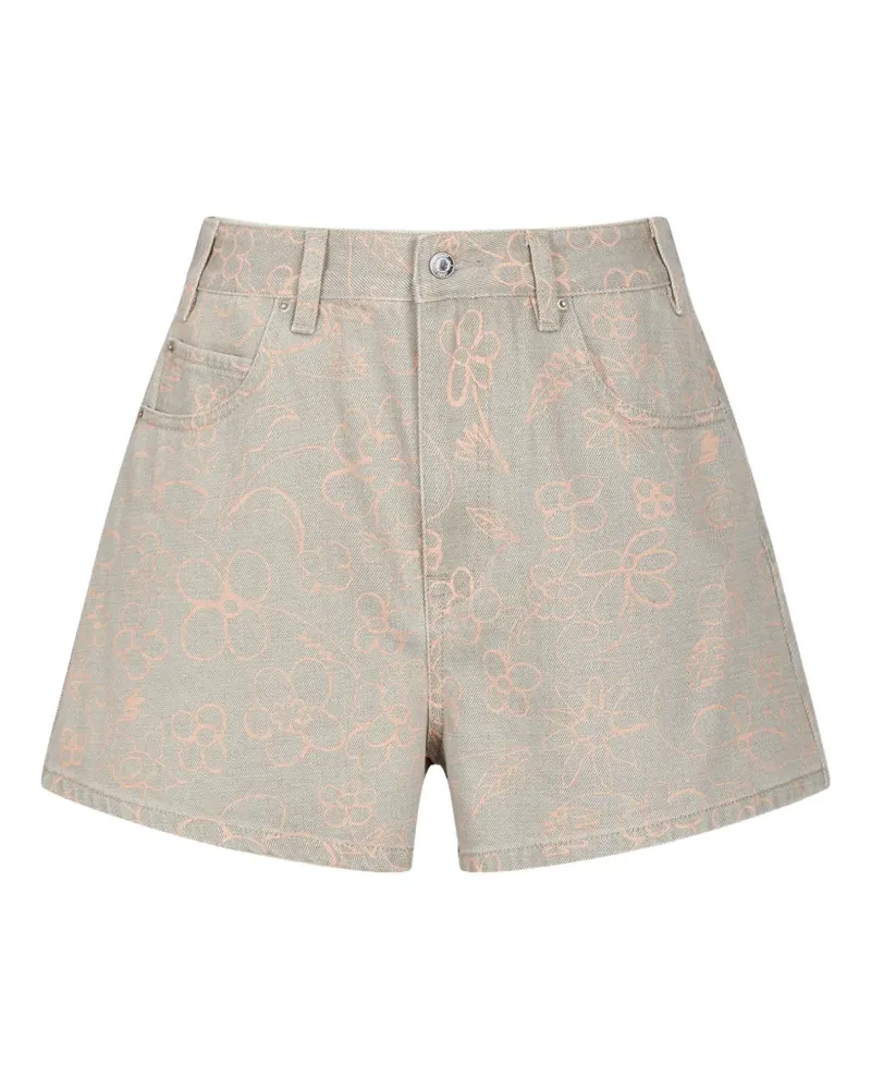JNBY Jeans-Shorts mit Blumenprint - Nude Nude