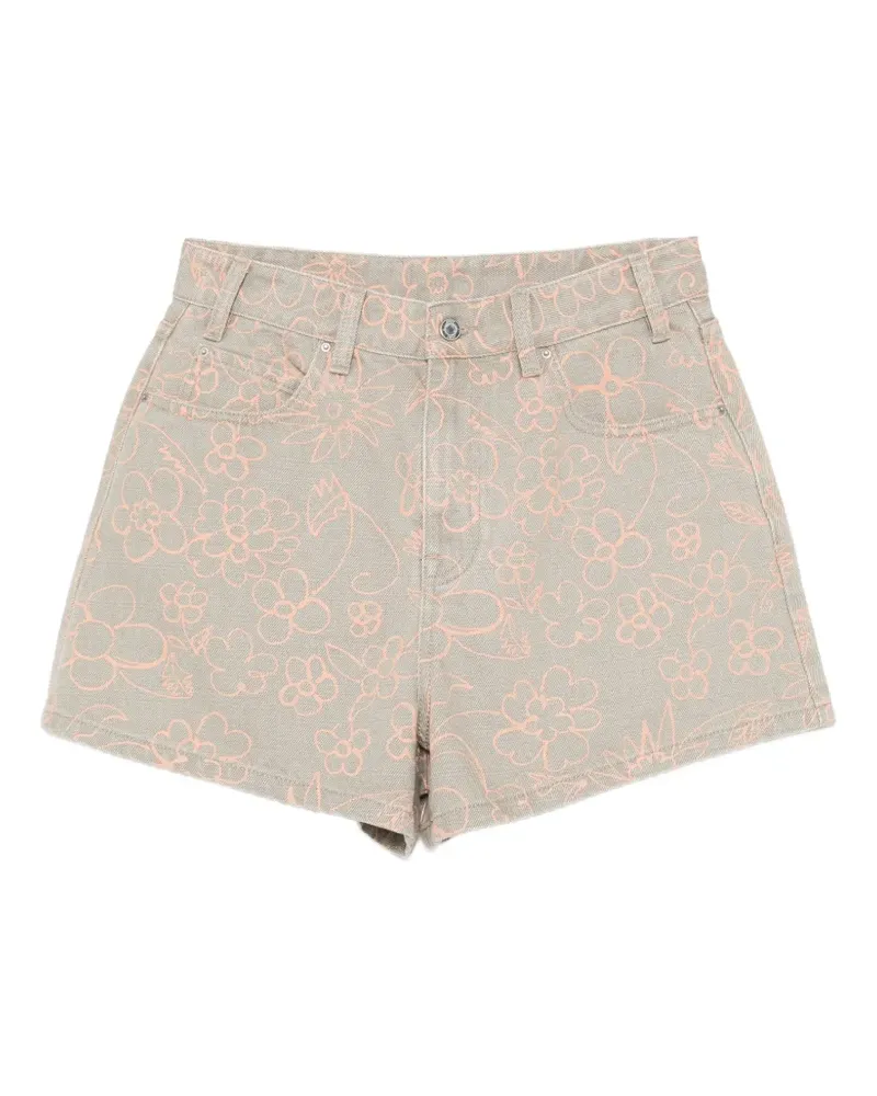 JNBY Jeans-Shorts mit Blumenprint - Nude Nude