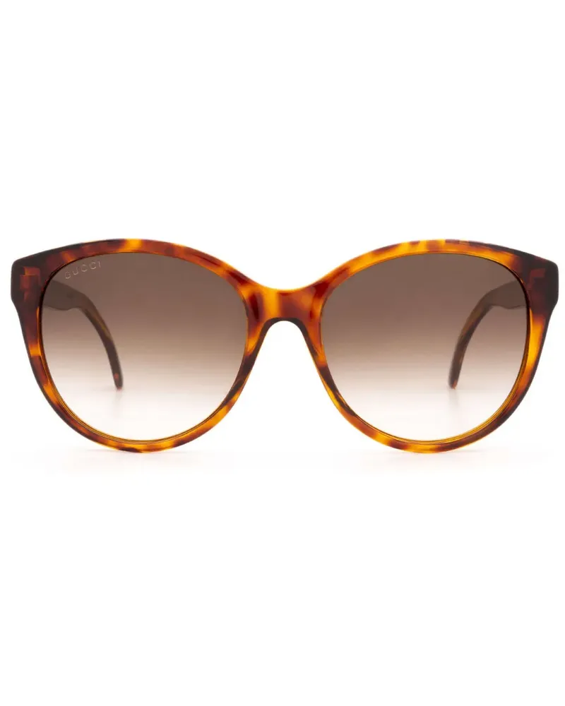 Gucci Runde 'GG0631SK' Sonnenbrille - Braun Braun