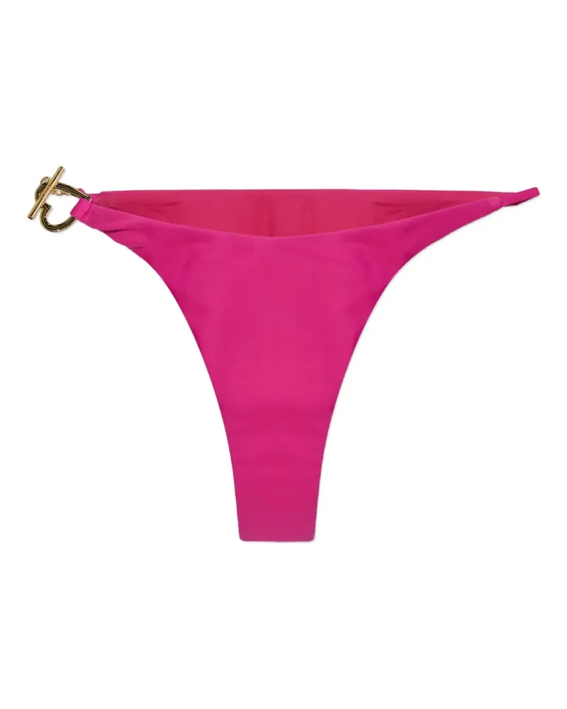 Moschino heart-charm bikini bottoms - Rosa Rosa