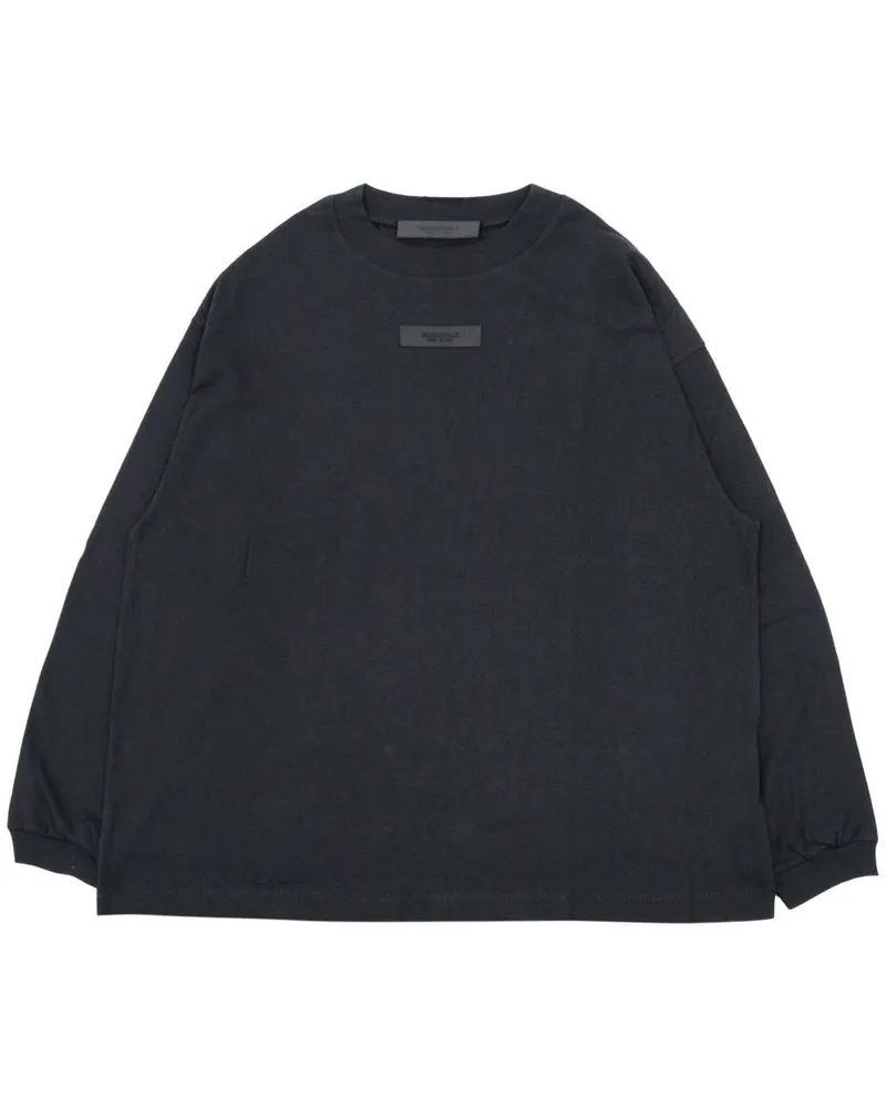 Fear of God T-Shirt mit Logo-Applikation - Schwarz Schwarz