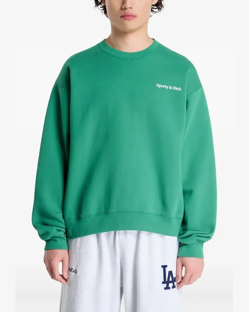 SPORTY & RICH Fitness 94 Pullover - Grün Grün