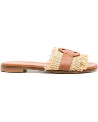 Moncler Bell Mules Nude