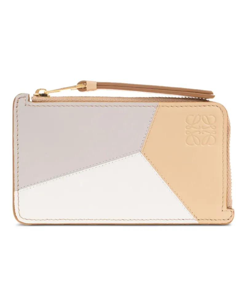 Loewe Portemonnaie mit Ledereinsätzen - Nude Nude